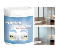 Générique Frosted Glass Paint - Privacy Masking Film with Brush, Window Privacy Coating with Compact Finish, Translucent Decorative Glass Paint, Matte Effect Varnish for Home Kitchen Sliding Door