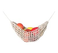 Générique Fruit Hammock - Woven 68x46cm | Macrame Fruit Hammock, HangingFruit Basket, Under Cabinet Fruits Storage, Kitchen Fruits Net Bag | Home Kitchen