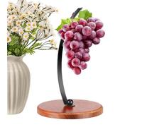 Générique Fruit Hanging Rack - Natural Timber Support, Space Saver, Versatile Vertical Mount | Premium Stable Construction, Practical Multi-Purpose Accessory for Home Office Organization Cleanup Main