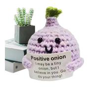 Générique Fruit Positif Crochet - Lapin Aux Myrtilles Et À L'oignon - Au Crochet De Soutien Émotionnel - Mini Petit Lapin À L'oignon Et Aux Myrtilles - Crohet Mignonne De Dessin Animé pour