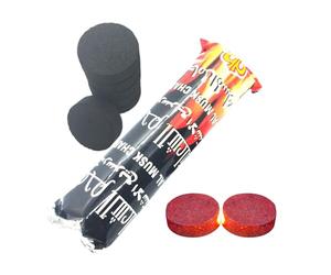 Générique Fruit Wood Charcoal,Natural BBQ Charcoal Wood Charrcoal | Quick Ignition Grill Tools Charrcoal Briquettes, Lump Charccoal Low Ash Fruit Woods for Grilling & Cooking