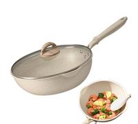 Générique Frying Pan Nonstick, Omelette Skillet Cookware, Scratch-Resistant Coating, Even-Heat Base Design, Kitchen Accessory, Ideal for Home, Restaurant, Outdoor, Camping, Daily Cooking