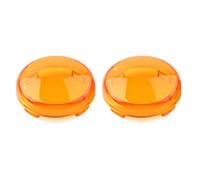 Générique FSFYUK Couvercle de lentille de clignotant de moto Couvercle de lentille de clignotant Jaune Pour Dyna pour Electra Fat Boy Tri Glide la plupart des modèles Jaune
