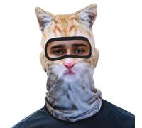 Générique Full Face Covering - Full Face Masque with Stand Ears | Three-Dimensional Pattern | Halloween Hat for Music Festivals Fûll Facê Hood Masque with Stand Ears | Halloween Hats