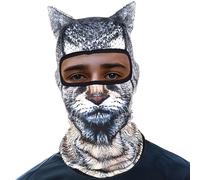 Générique Full Face Covering - Full Face Masque with Stand Ears | Three-Dimensional Pattern | Halloween Hat for Music Festivals Fûll Facê Hood Masque with Stand Ears | Halloween Hats