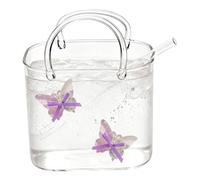 Générique Funky Handbag Drinking Glass - Clear Glass Purse Shaped Cup
