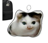 Générique Funny Animal Keychain - Cute Sound Pendant, Adorable Backpack Accessory | Mini Plush Decorative Charm, Portable Keyring Collectible for Kids Teens Boys Girls Men Women Gift