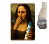 Générique Funny Bathroom Art - Humor Wall Decor Amusing Pinching | Toilet Prank Poster | Pinching Nose Humor Toilet Artwork Decor For Washroom Home Hotel Dorm Apartment