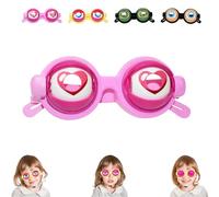 Générique Funny Crazy Eyes Blinking Glasses, Blinking Glasses with Eyes, rank Stuff Silly Party Favors Costume Toys (D#)