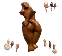 Générique Funny Human Body Wall Hook, 5 Inches Cheeky Sculpture Bathroom Entryway Towel and Key Holder, Bold Playful Home Decor Housewarming Gag Gift for Humorous Friends