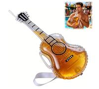 Générique Funny Violin-Shaped Beer Bottle,Unique Guitar Shaped Beer Bottle with Straw and Strap,Large Capacity Transparent Beercup for Music Festivals,Rock Party,Beach Vacations,Holiday Gathering