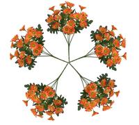 Générique Funsdecor Mums, Artificial Mums for Outdoors, Waterproof Windproof Fake Fall Flower Daisy Never Faded No Watering Pruning Cleanup-Bright & Full Like Real Thing (5PCSD)