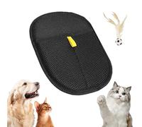 Générique Fur Remover Glove, Fur Magnet Gloves, Pet Hair Removal Glove, Grooming Mitt for Dog & Cat, Double-Sided Brush for Carpet, Sofa, Bed, Clothes