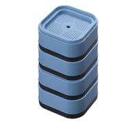 Générique Furniture Riser, Base Stabilizer, 1.38in Anti Slip Cushion and Stackable Design, Floor Protector Pads for Room, Dorm, Furniture Support, Height Adjustment