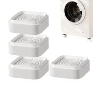 Générique Furniture Risers | 4 Pieces Nonslip Bottom Stackable Bed Lifter Versatile Bedd Raising Blocks | Lifts Washing Machine Riser for Refrigerator Desk Table Washer Cabinet