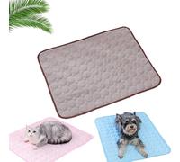 Générique Furry Basics Dog Cooling Mat, Furrybasics Cooling Mat, Thickened Anti-Scratch, Washable Cool Mats for Dogs and Cats (Brown,50x40cm)