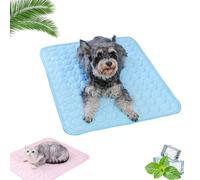 Générique Furry Basics Dog Cooling Mat, Furrybasics Cooling Mat, Thickened Anti-Scratch, Washable Cool Mats for Dogs and Cats (Blue,50x40cm)