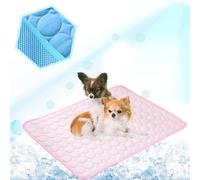 Générique Furry Basics Dog Cooling Mat, Furrybasics Coolingmat, Summer Indoor Dog Cooling Pad, Thickened Anti-Scratch, Washable for Small Medium Large Dogs and Cat (Pink,X-Large)