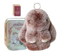 Générique Furry Creature Accessory - 12cm Mini Specification Stuffed Toy for Daughters, Adorable Aesthetic Decoration with Golden Hook, Hanging Mascot for Handbag Suitcase Vehicle Interior Keys