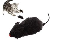 Générique Furry Mice Cat Toy - Plush ABS 13x6x3.5cm | Wind Up Mouse Cat, Realistic Moving Mice, Fake Mouse, Cats Mices and Animals Toys | Funny Moving Pet Supplies (Random Color)