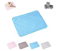 Générique Furrybasics Dog Cooling Mat, Summer Indoor Dog Cooling Pad, Washable for Small Medium Large Dogs and Cat, Ideal for Pet Lovers, Cool, Carpets, Non-Slip Summer Mat (Blue,70 * 55)