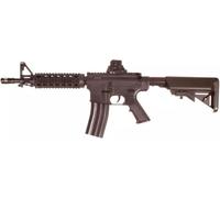 Générique Fusil Airsoft SG00063 Style M16- modèle à Ressort (Spring) - armement Manuel/tir Coup par Coup - Matière: Plastique Haute résistance - Couleur: Noir-Puissance 0.37 Joule