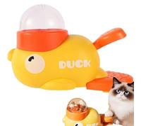 Générique Fuzzibud Mangeoire à Jouets for Chat, Puzzle Interactif en Forme De Petit Canard Jaune for Chien, Alimentation Lente, Stimulation Mentale Anti-Ennui, Design Facile à Rincer