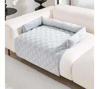 Générique Fuzzy Calming Dog Bed Cover,Breathable Washable Dog Sofa Bed Mat with Anti-Slip Bottom,Cozy Seat Cushion for Sofa Protector,Pet Couch Cover for Dogs and Cats
