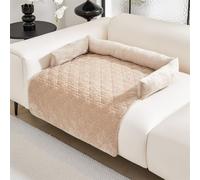 Générique Fuzzy Calming Dog Bed Cover,Breathable Washable Dog Sofa Bed Mat with Anti-Slip Bottom,Cozy Seat Cushion for Sofa Protector,Pet Couch Cover for Dogs and Cats