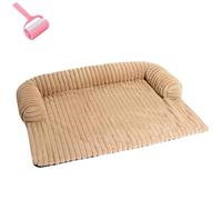 Générique Fuzzy Pet Couch Cover for Sofa,Removable Washable Calming Dog Sofa Bed,Plush Dog Mat Furniture Protector with Anti-Slip Bottom,Couch Bed for Large Medium Small Dogs and Cats
