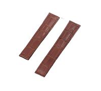 Générique FYXT 20mm 22mm Bracelet en Cuir Véritable Compatible avec TAG for HEUER Bracelet Série Hommes Top Marque Qualité Bande Doux Bracelet Poignet(Brown,Silver Buckle,20mm)