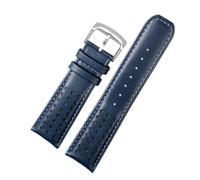 Générique FYXT Compatible avec Le Bracelet De Montre Citizen Blue Angel JY8078-52L Y8078-01L Bracelet en Cuir De Vachette Blue Angel Deuxième 23 Mm(Blue Silver,22mm)