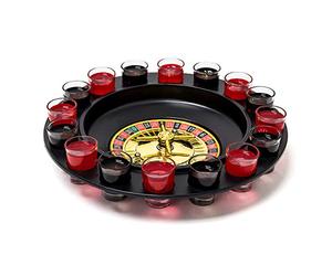 Générique - GA00124 - Jeu a Boire Roulette 30cm 16 Verres 2 Boules