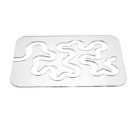 Générique Gabarit de Courtepointe en Acrylique pour Machine à Coudre, Règle Patchwork Couture pour Formes, Outil Pratique pour Bricolage et Couture