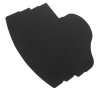 Générique Gabarit de Mise de Barbe 4 Pcs en Pvc Noir, Outil Portable pour Design de Ligne de Cheveux, pour Usage à Domicile ou Salon de Coiffure