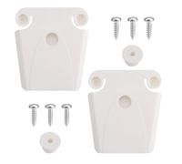 Générique Gâche De Porte De Glacière,avec 6 Vis Pièces de Rechange | Accessoires Étanches Matériel Montage Précis | Réparation Installation Maison Bateau Camping-Car