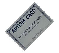 Générique Gag Prop - Excuse Wallet Card for Fun | Pocket Sized Humorous Card with Quirky Messages & Playful Design for Friends Family Home Office Holiday Stocking Stuffer Party Entertainment