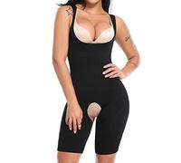 Générique Gaine Ventre Plat Grande Taille Femme Gaine Amincissante Grande Taille Gaine Respirante Robe Amincissante The Amincissant Pour Perdre Du Poids Combinaison Gainante, Noir, L