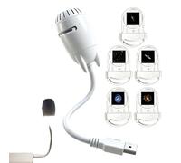 Générique Galaxy Projector Night Light - Aesthetic USB Plug Dimmable Gooseneck Lighting | Nursery Lamp | For Bedroom Living Room Office Dorm Home Kids Girls Boy