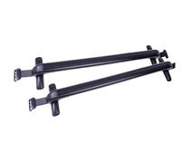 Générique Galerie Toit pour Toyota pour Tundra Double Cab Crewmax, 2007- Barres Latérales en Alliage D'aluminium Rails Transversaux Porte-Bagages Toit 2 Pièces Barres Toit À Rail Transversau