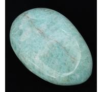 Générique Galet en Amazonite de 140 grammes et 73 millimètres, Minéral Amazonite de Madagascar, Minéral 100% Naturel, Article Unique, Pierre de Collection, Pierre de Transformation