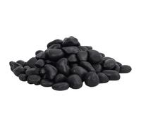 Générique Galets polis 10 kg Noir 2-5 cm Décorations pour Aquariums,155327