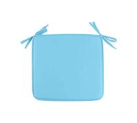Générique Galette De Chaise 40X40cm Coussin De Jardin Carré Housse Chaise RembourréE pour Terrasse, Bistrot Et Salon ExtéRieur ImperméAble Et Confortable Durable Et Respirant (Bleu Ciel)