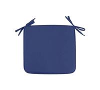 Générique Galette De Chaise 40X40cm Coussin De Jardin Carré Housse Chaise RembourréE pour Terrasse, Bistrot Et Salon ExtéRieur ImperméAble Et Confortable Durable Et Respirant (Marine)
