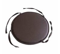 Générique Galette de Chaise,Coussins de Chaise lavables Ronds avec Cordon, pour Chaise de Salle à Manger, Jardin, Maison, Confortable et coloré - Idéal pour intérieur et extérieur (Marron foncé)