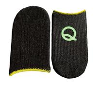 Générique Game Finger Sleeves, Ultra Thin Mobile Playing Sleeve, Breathable Thumb Protector for Gamers, Best Extended Play and Fast-Paced Playing Segments, 0.01 Inches, Black