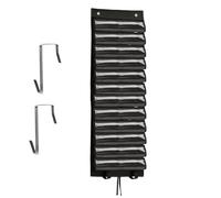 Générique Game Mat Holder, Game Accessories Organizer, Wall Hanging Storage, Transparent Slot Display Rack, 1 Bag with Clear Pockets, Ideal for Home, Party, Playroom, and Door Use