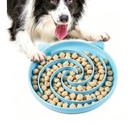 Générique Gamelle Anti-glouton pour Chat Accessoires Animaux en Silicone en | Bol à Repas Lent pour Chat Croquettes et Pâtée Interactif Stimulation Léchage Chatons Chiots