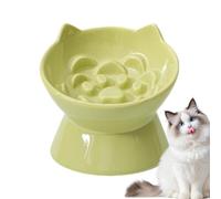 Générique Gamelle Surélevée pour Chat Écuelle en Céramique de