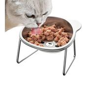 Générique Gamelles Surélevées Chat Bol d'eau avec Support | Bol De Nourriture Chat Surélevé Pour Votre Espace Repas, Coin Tranquille, Moment De Solitude, Dans La Cuisine, Le Salon, La
